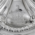 Pair 3-light George III Silver Candelabra