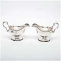 Pair of George III Silver Sauce Boats