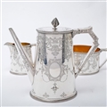 4-piece Victorian Silver Tea & Coffee Set