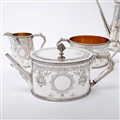 4-piece Victorian Silver Tea & Coffee Set