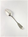 Antique Irish silver hallmarked sterling fiddle pattern dessert spoon 1812