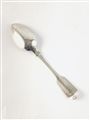 Antique Hallmarked sterling silver William IV fiddle pattern dessert spoon 1835