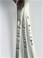 A set of three antique hallmarked sterling silver dessert spoons, Old English pattern 1764