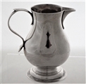 Good quality crested George II silver sparrow beak jug London 1733 John Gamon