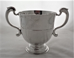 Super quality large early George I Britannia silver 2 handled cup London 1714 David Kilmaine