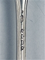 Antique Victorian Hallmarked Sterling Silver French Fiddle & Thread Pattern Teaspoon 1861 1861