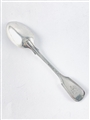 Antique Victorian Hallmarked Sterling Silver French Fiddle & Thread Pattern Teaspoon 1861 1861