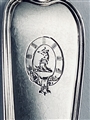 Antique Victorian Hallmarked Sterling Silver French Fiddle & Thread Pattern Teaspoon 1861 1861