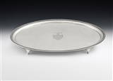 A VERY FINE GEORGE III DRINKS SALVER MADE IN LONDON IN 1781 BY WAKELIN & TAYLOR