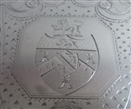 A VERY FINE GEORGE III DRINKS SALVER MADE IN LONDON IN 1791 BY THOMAS DANIEL