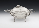 An Important Pair of George Iii Sauce Tureens & Stands Made in London in 1775 by William Holmes