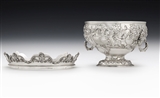 The Guinness Family Monteith. A Highly Important Early George Iii Rococo Style Monteith Bowl Made in London in 1768 by Francis Crump.