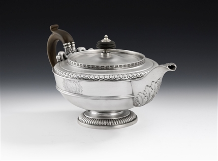 An Extremely Fine & Unusual George Iii Teapot Made in London in 1810 by Paul Storr