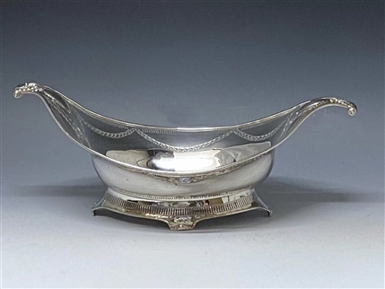 Antique Silver George III Old Sheffield Plate Basket made in c.1785