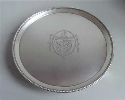 A Very Fine George Iii Salver Made in London in 1782 by Thomas Hannam & John Crouch I