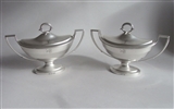 William Frisbee. A Very Fine Pair of George Iii Sauce Tureens Made in London in 1797 by William Frisbee