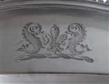 Frederick Kandler. An Unusual George Iii Salmon Dish Made in London in 1776 by Frederick Kandler