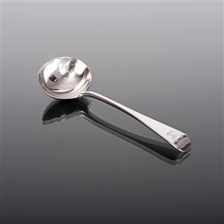 Edwardian Old English Silver Gravy Ladle