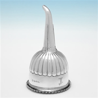 Regency Period Sterling Silver Wine Funnel