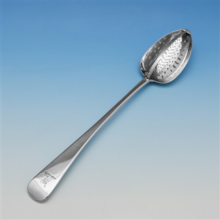 Regency Period Sterling Silver Straining Spoon