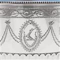 George III Period Sterling Silver Sugar Basket