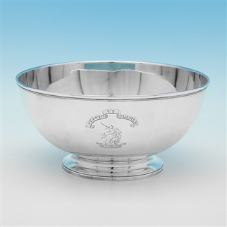George III Period Sterling Silver Bowl