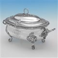 George III Rococo Sterling Silver Soup Tureen