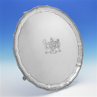 Incredible & Very Large Sterling Silver Salver