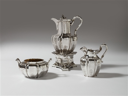 ROYAL: Queen Victoria's silver coffee service