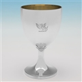 Cork Antique Sterling Silver Goblet C.1815