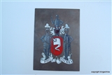 BARON BANNERMAN ARMORIAL  Stall Plate Enamel