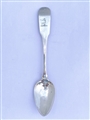 Irish provincial Cork sterling silver George III Fiddle pattern teaspoon c.1810