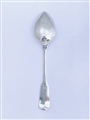 Irish provincial hallmarked sterling silver Georgian Cork Fiddle pattern teaspoon, 1827