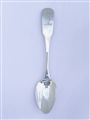 Irish Dublin George III hallmarked sterling silver Fiddle pattern teaspoon, 1813