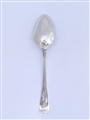 George IV hallmarked sterling silver Old English pattern dessert spoon  1829