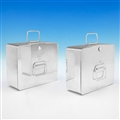 A Pair of Silver Plated Picnic Boxes
