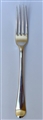 George III Old English pattern hallmarked silver sterling silver table fork 1780
