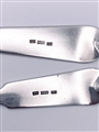 Antique Aberdeen Hallmarked Scottish Provincial Sterling Silver Fiddle Pattern Pair Tablespoons c. 1820