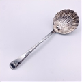 Beautiful Antique Hallmarked Sterling Silver George III Old English / Feather Edge Pattern Sauce Ladle c.1780