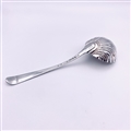 Antique Hallmarked Sterling Silver George III Old English / Feather Edge Pattern Sauce Ladle c.1780