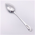 Antique Hallmarked Sterling Silver George III Old English Pattern Tablespoon 1801