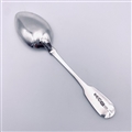 Antique Hallmarked Sterling Chester Silver George III Liverpool-Made Chester Hallmarked Fiddle Pattern Teaspoon 1815