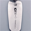 Antique Hallmarked Irish Sterling Silver William IV Rat-Tail Fiddle Pattern Teaspoon 1832