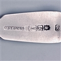 Antique Hallmarked Irish Sterling Silver William IV Rat-Tail Fiddle Pattern Teaspoon 1832