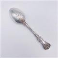 Antique Hallmarked Sterling Silver Victorian Queen's Pattern Dessert Spoon 1894