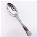 Antique Hallmarked Sterling Silver William IV King's Husk Pattern Dessert Spoon 1831