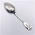 Antique Hallmarked Sterling Silver Victorian Fiddle Pattern Dessert Spoon 1839