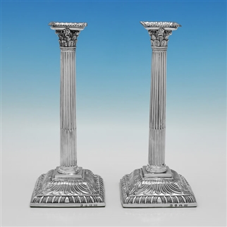 Pair of George III Candlesticks