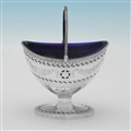 Neoclassical Sterling Silver Sugar Basket