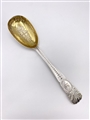 Antique Hallmarked Sterling Silver Aesthetic Style Berry Fruit Serving Spoon London 1876
